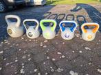 Kettlebells volledige set, Sports & Fitness, Équipement de fitness, Enlèvement, Utilisé, Bras, Kettlebell