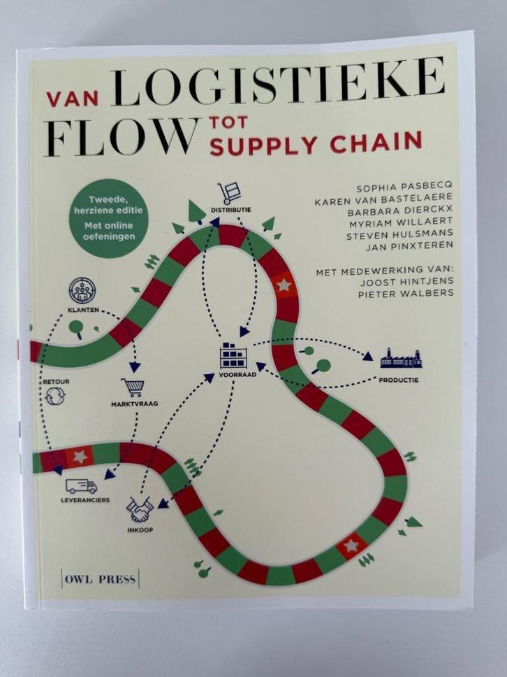 Boek Van Logistieke flow tot supply chain - GLOEDNIEUW!, Boeken, Studieboeken en Cursussen, Nieuw, Hogeschool, Ophalen of Verzenden