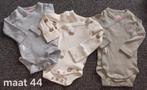 3 meegroei overslag body's maat 44, Kinderen en Baby's, Babykleding | Prematuur, Ophalen, Zo goed als nieuw