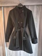 Zwarte mantel appel's, Kleding | Dames, Ophalen of Verzenden, Zo goed als nieuw