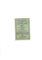 Carte d'identité  Ex-Prisonnier de guerre 40-45, Enlèvement ou Envoi, Utilisé