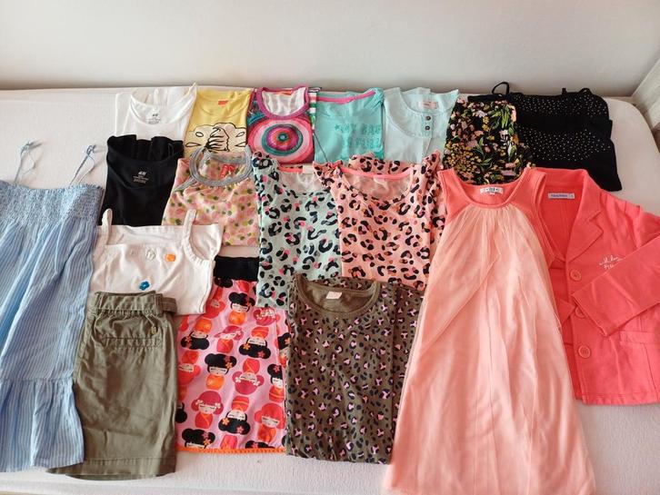 pakket 19 stuks meisjeskledij 8-9 (10) jaar zomer, Kinderen en Baby's, Kinderkleding | Kinder-kledingpakketten, Gebruikt, Maat 128
