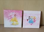 Wanddecoratie: 2 canvasprints van Disney prinsessen, Ophalen of Verzenden, Zo goed als nieuw, Wanddecoratie