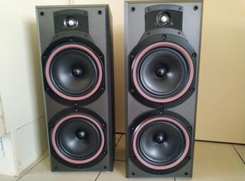 B&W DM320 speaker set, Audio, Tv en Foto, Luidsprekerboxen, Ophalen, Gebruikt, Front, Rear of Stereo speakers, Bowers & Wilkins (B&W)