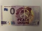 0 Euro Souvenir Bankbiljet Peace for Ukraine Italy SEEL 2022, Enlèvement ou Envoi, Billets en vrac, Autres pays