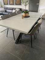 Magnifique Table Design avec chaises, Comme neuf, 100 à 150 cm, Rectangulaire, Moderne