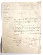 Zeer oud document (1872) van Stad Diest, Verzamelen, Overige Verzamelen, Gebruikt, Ophalen of Verzenden