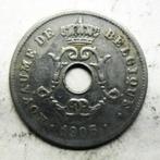 Variété 10 cts 1906 Belgique défaut date frappé sur 1905, Envoi, Monnaie en vrac, Métal