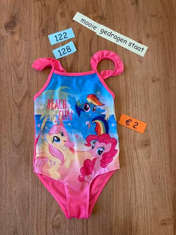 Badpak My Little Pony 122/128 mooie gebruikte staat