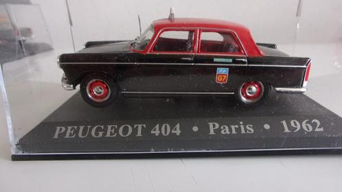 PEUGEOT 404 1962 TAXI G7 PARIS.EXC.ETAT en VITRINE ORIG., Hobby en Vrije tijd, Modelauto's | 1:43, Zo goed als nieuw, Auto, Overige merken