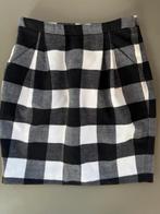 1s gedr geruit gevoerd rokje She Said, wolwit, zwart, grijs, Taille 38/40 (M), She Said, Au-dessus du genou, Comme neuf