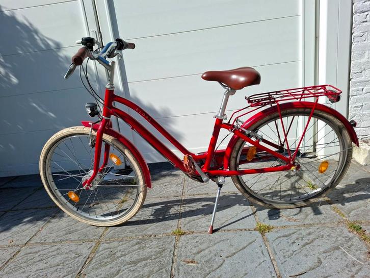Meisjesfiets tot 11 jaar, Fietsen en Brommers, Fietsen | Meisjes, Zo goed als nieuw, 24 inch, Handrem, Versnellingen, Ophalen