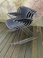 4 Fauteuils design Charles Pollock Penelope, Comme neuf, Enlèvement, Métal, Quatre