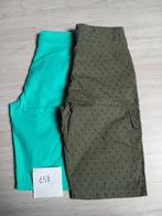 Groene shorts - Maat 158, Kinderen en Baby's, Kinderkleding | Maat 158, Broek, Zeeman, Gebruikt, Ophalen of Verzenden