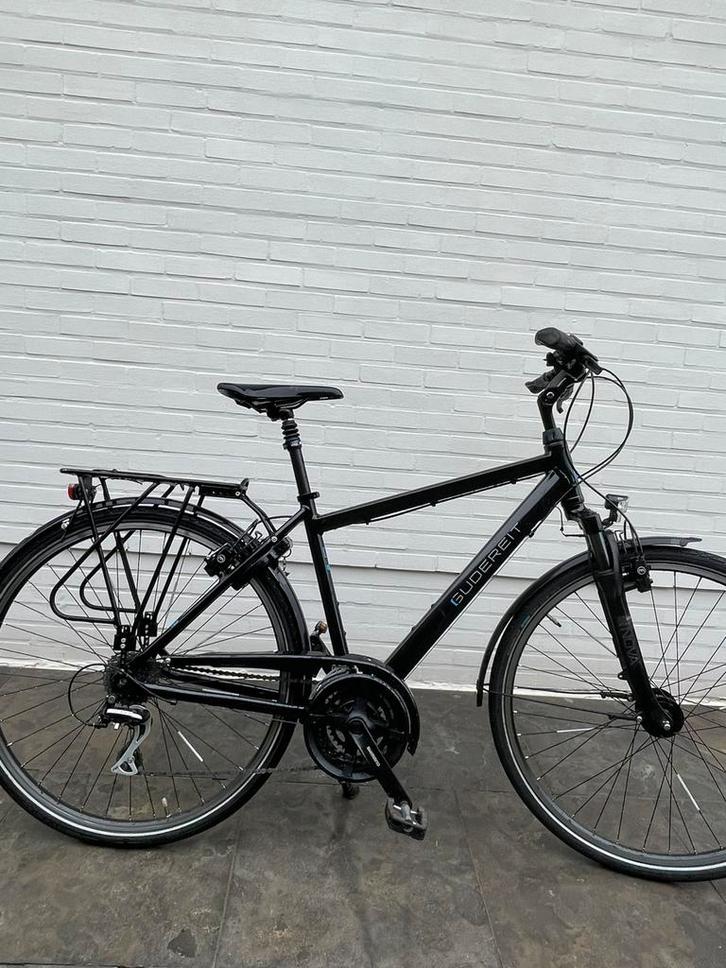 Herenfiets/ jongensfiets  maat 48 zwart, Fietsen en Brommers, Fietsen | Heren | Herenfietsen, Zo goed als nieuw, Overige merken