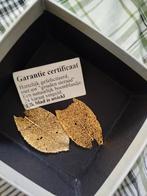 24k verguld blad elk blad is uniek, Ophalen of Verzenden, Goud