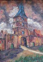 JEAN-JACQUES ROUSSEAU / TOUR A WASNES / OLIEVERF / 46x37cm, Antiquités & Art, Art | Peinture | Classique, Enlèvement ou Envoi