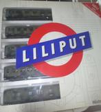 Liliput 5 wagons in verpakking, Treinset, Gelijkstroom, Ophalen of Verzenden, Zo goed als nieuw