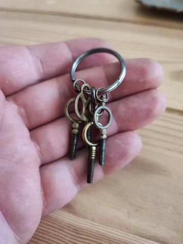 Clés de montre de poche anciennes (4 pièces), Enlèvement ou Envoi