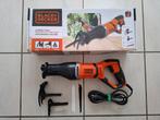 Black & Decker reciprozaag 750W BES301-QS met takkenhouder, Ophalen, 70 mm of meer, 600 tot 1200 watt, Reciprozaag