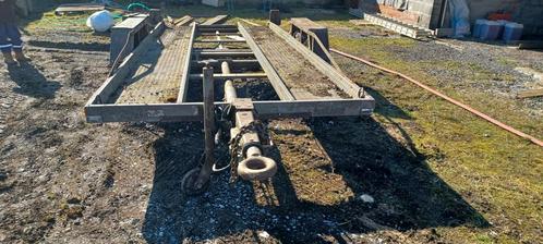 Remorque porte engin/plateau, Auto diversen, Aanhangers en Bagagewagens, Gebruikt, Ophalen