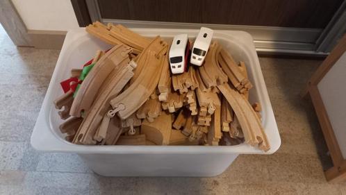 Houten treinset Ikea, Kinderen en Baby's, Speelgoed | Houten speelgoed, Gebruikt, Overige typen, Ophalen