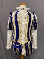 NIEUW jeugdprinsenpak blauw wit - maat 134, Ophalen of Verzenden, Nieuw, 134 t/m 140, Jongen