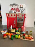 Keuken met accessoires, Kinderen en Baby's, Ophalen, Gebruikt, Hout, Speelkeuken