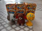 3 emoji's,ook apart, Fluffy Felix, Freddy Teddy, Sleepy Baby, Verzamelen, Supermarktacties, Aldi, Verzenden