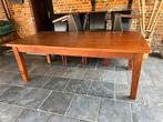 Zeer stevige houten tafel, Huis en Inrichting, 200 cm of meer, 100 tot 150 cm, Gebruikt, Rechthoekig