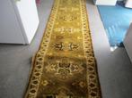 traploper tapijt assur groenbruinachtig 100%scheerwol, Ophalen, Gebruikt, Bruin, 200 cm of meer