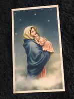 Devotie prentje NB L.508 Maria en baby Jezus 6x10,5cm, Ophalen of Verzenden, Zo goed als nieuw, Kaart of Prent, Christendom | Katholiek