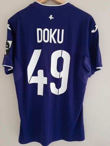 Rsc Anderlecht J Doku shirt beschikbaar voor biedingen