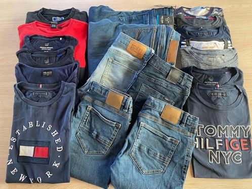 kledingpakket jongens - maat 176 - 18 stuks, Kinderen en Baby's, Kinderkleding | Maat 176, Gebruikt, Jongen, Setje, Ophalen of Verzenden