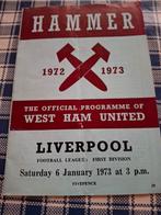 Programma boekje Engelse voetbal Liverpool Ford Capri 1973, Verzamelen, Ophalen of Verzenden, Gebruikt, Boek of Tijdschrift