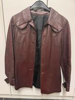 Lederen vest bordeaux s, Overige kleuren, Alcodin, Ophalen of Verzenden, Maat 36 (S)