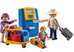 Playmobil Familie bij Checkin Automaat, Kinderen en Baby's, Speelgoed | Playmobil, Ophalen, Zo goed als nieuw, Complete set