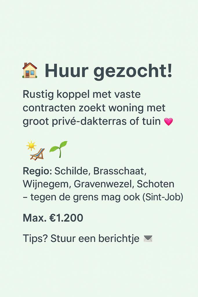 Huur gezocht duplex of huis, Vacatures, Vacatures | Thuiswerk