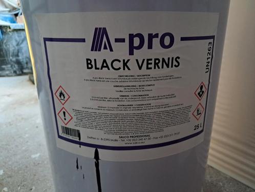 Black Vernis, Bricolage & Construction, Peinture, Vernis & Laque, Comme neuf, 15 à 20 litres, Noir, Enlèvement