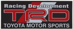 TRD Toyota Racing Development sticker #7, Verzenden