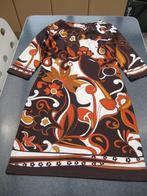 jurk nieuw Lola &Liza 38 retro- print zwart- oranje- wit, Maat 38/40 (M), Lola & Liza, Nieuw, Oranje