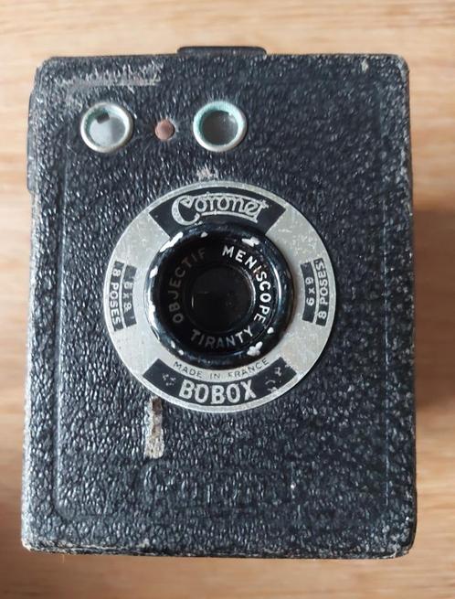 Antieke fotocamera Coronet Bobox 6x9, Audio, Tv en Foto, Fotocamera's Analoog, Gebruikt, Overige Merken, Ophalen of Verzenden