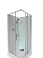 Complete douchecabine WHITE, Enlèvement, Verre