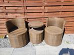 Leuk Tuinsetje (2 stoelen + 1 tafeltje), Tuin en Terras, Ophalen, Gebruikt, Stoel