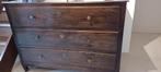 commode ancienne 3 tiroirs, Huis en Inrichting, Kasten | Ladekasten, Ophalen, 100 tot 150 cm, Simple, 3 of 4 laden