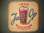*Tapis à bière Jack-Op Werchter : 94 x 94 mm, Enlèvement ou Envoi, Utilisé, Sous-bock
