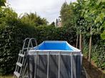 zwembad (opbouw, merk: Bestway), Jardin & Terrasse, Piscines, Enlèvement, Utilisé, Rectangulaire, 400 cm ou plus