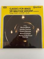 LP  Sir Malcolm Sargent ‎– Classics For Brass 1973, Gebruikt, Ophalen of Verzenden, Orkest of Ballet, 12 inch