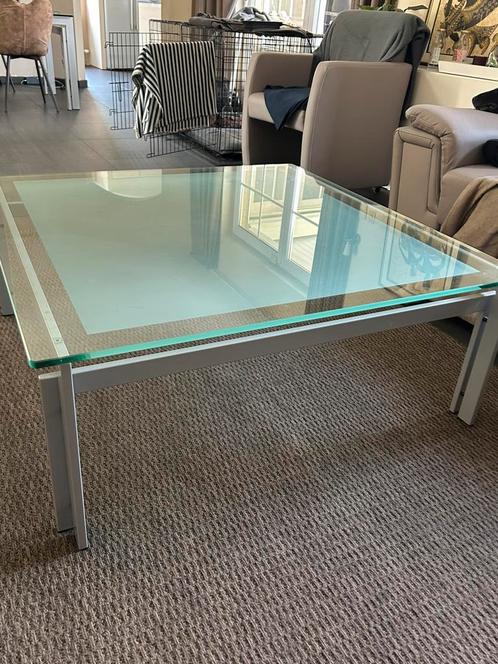 salon tafel + eettafel(optioneel), Huis en Inrichting, Tafels | Salontafels, Gebruikt, Minder dan 50 cm, 50 tot 100 cm, 50 tot 100 cm