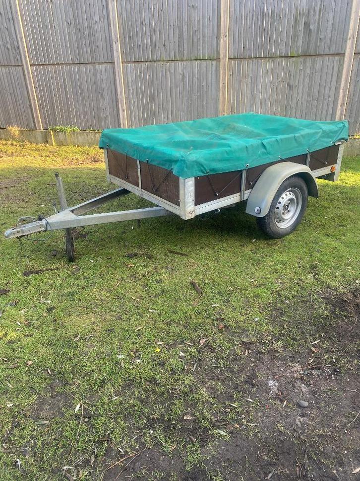 Aanhangwagen in perfecte staat remork remorque, Auto diversen, Aanhangers en Bagagewagens, Zo goed als nieuw, Ophalen